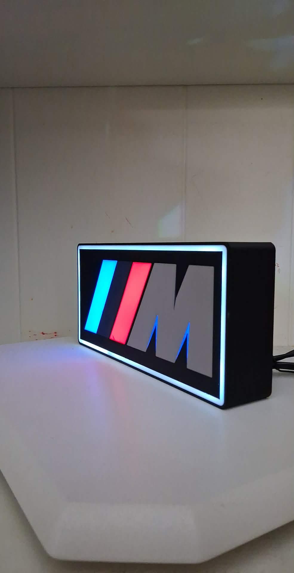BWM Stripes LED light box – custom 3D printed – Lit Layer Creations